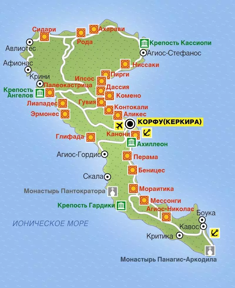 Древний город корфу - керкира, греция - 2021 travel times