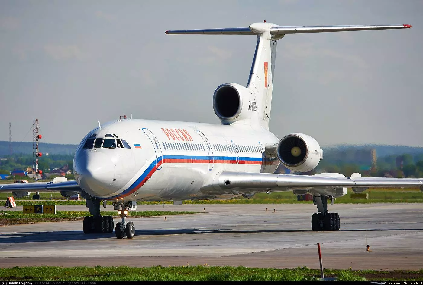 Ту-154 - фото, видео, характеристики самолета ту-154