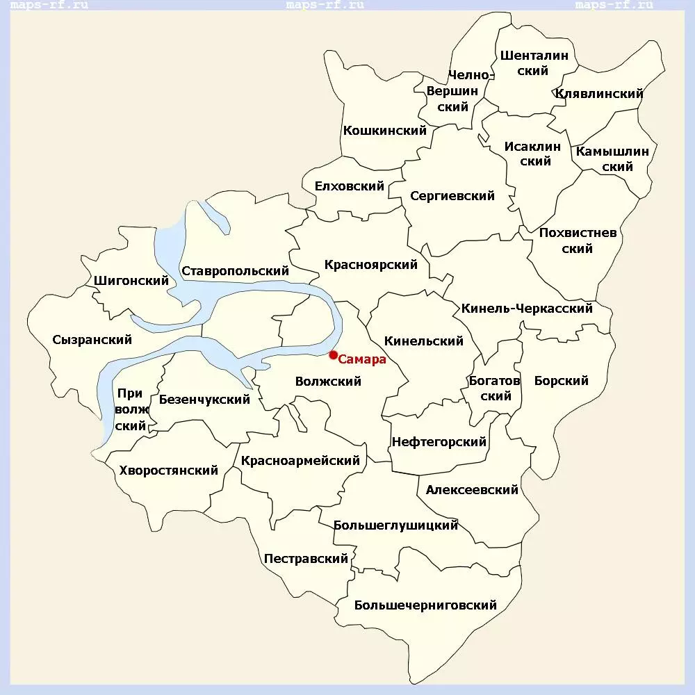 Города самарской области по численности населения