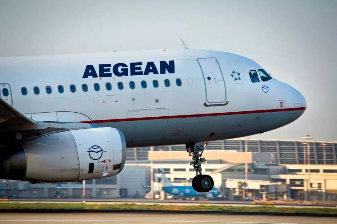 Aegean airlinesсодержание а также история [ править ]