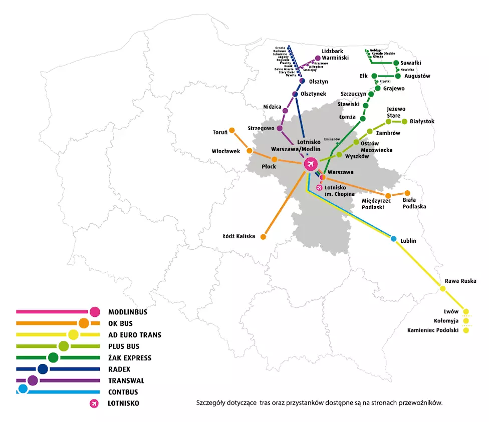 Аэропорт Модлин Варшава: онлайн-табло вылета и прилета
