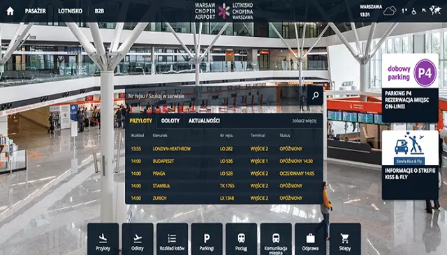 Аэропорт Фредерика Шопена: онлайн-табло вылета и прилета
