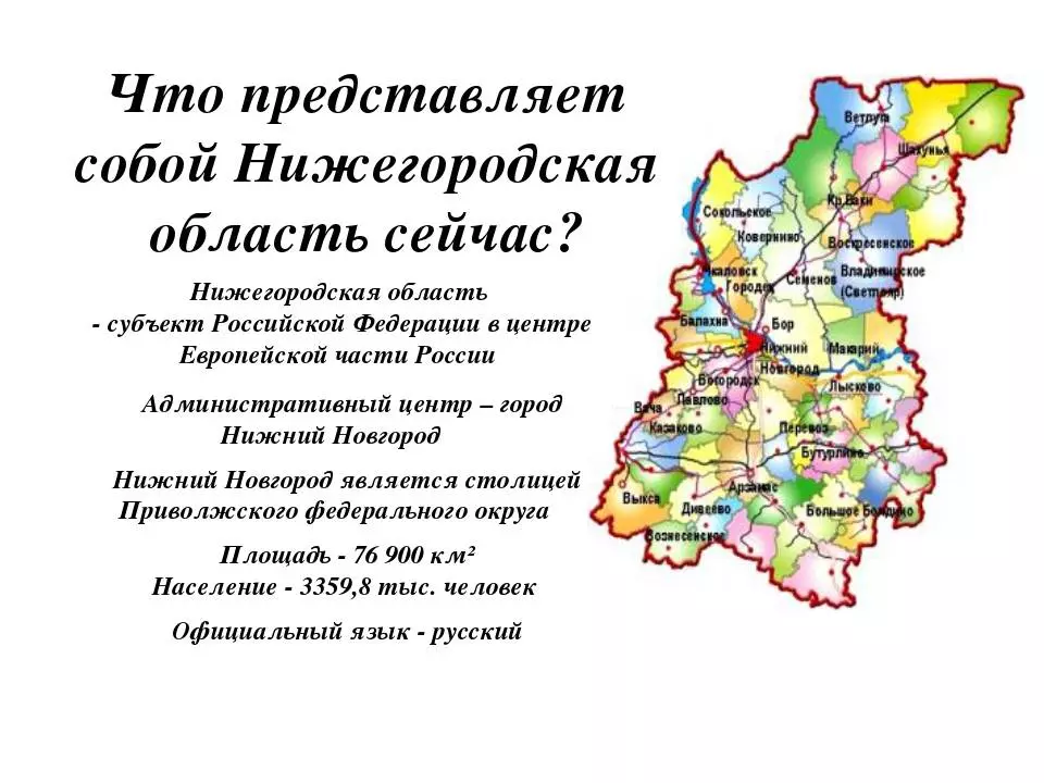 Список городов нижегородской области. алфавитный список всех городов нижегородской области россии