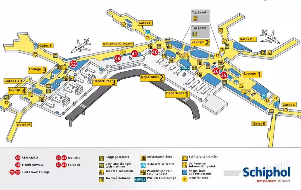Аэропорт амстердама схипхол: схема, расписание и как добраться