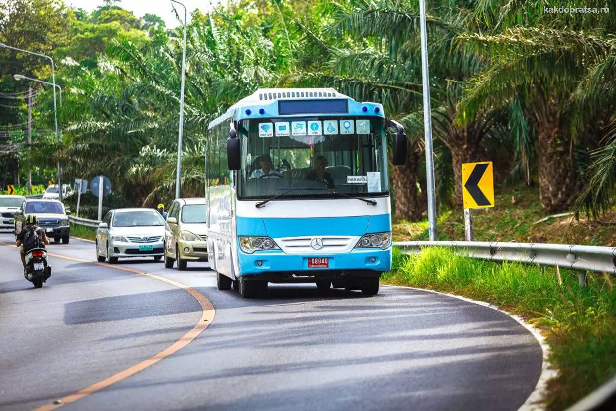 Маршруты автобусов на пхукете 2022. как перемещаться без байка