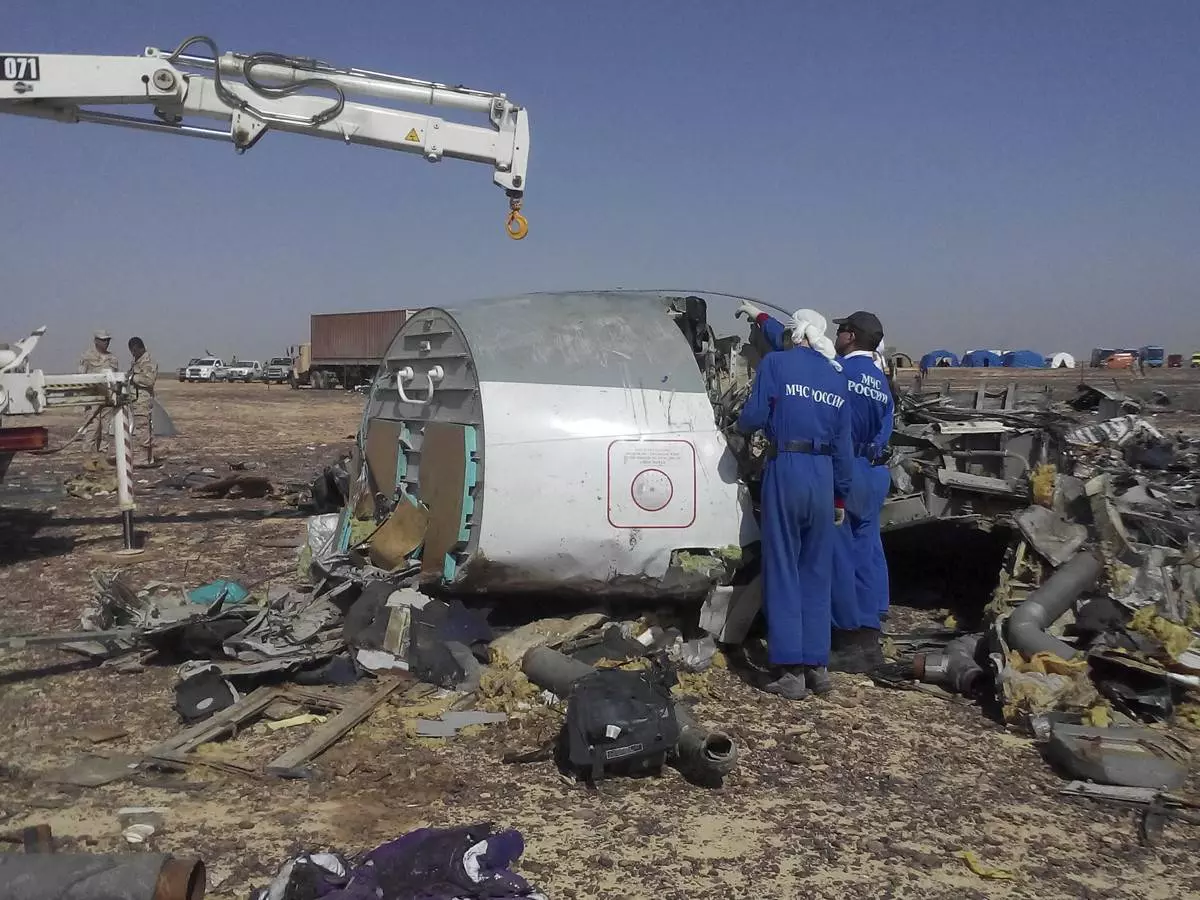 Катастрофа А321 над Синайским полуостровом