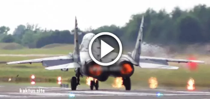 Вертикальный взлет миг-29: видео
