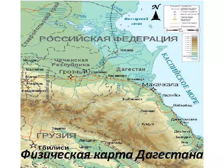 Где находится дербент — на карте россии, город, республика