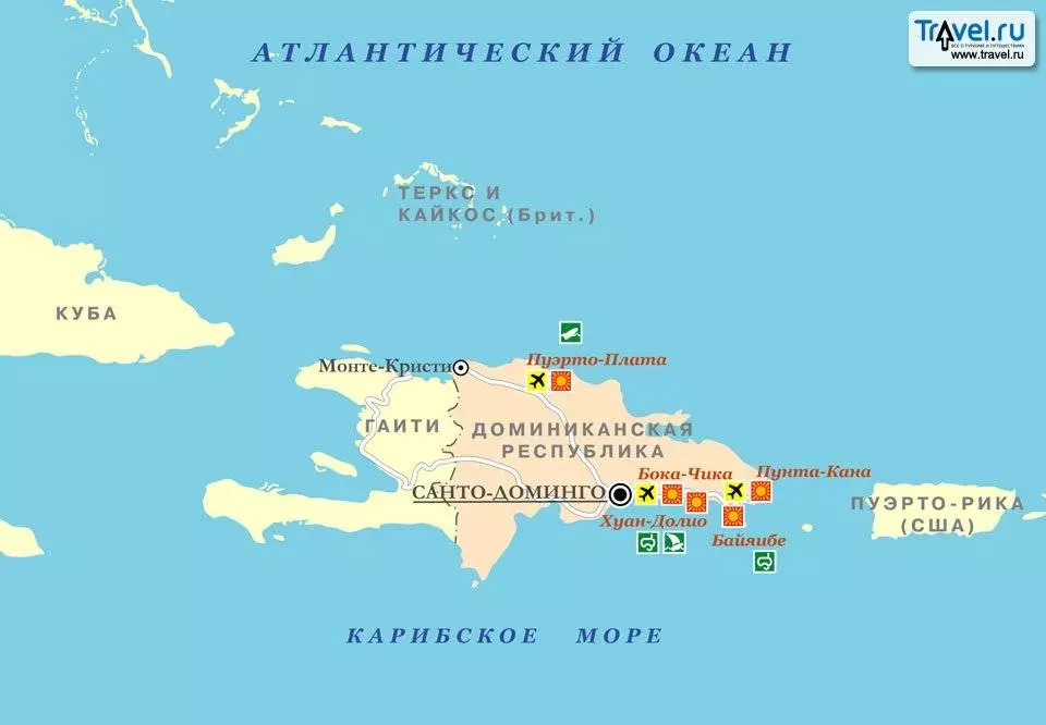 Где находится Доминикана: в какой стране