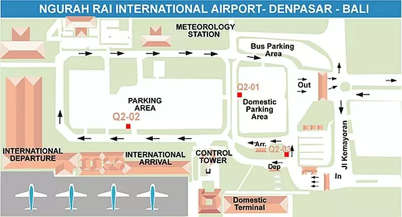 Международный аэропорт бали ????: терминалы, расположение ????