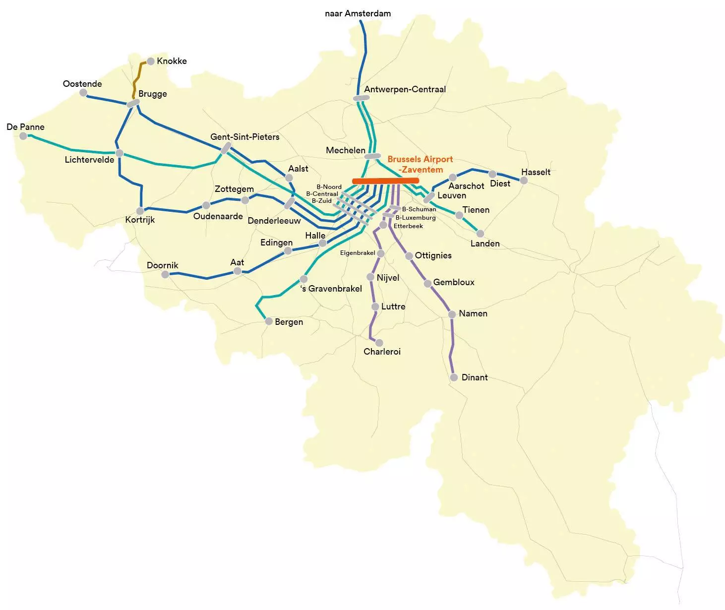 Как добраться из аэропорта брюсселя до центра брюсселя: на поезде, автобусе, такси
