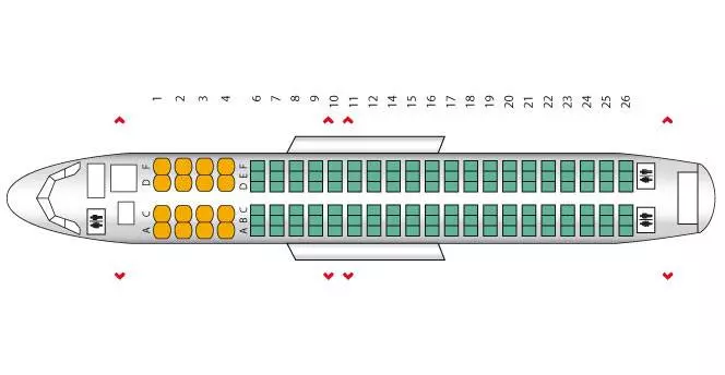 Где лучше сидеть в аэробусе а320 авиакомпании аэрофлот