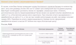 S7 багаж: что можно провозить в багаже в самолете 2020 по россии и на международных рейсах
