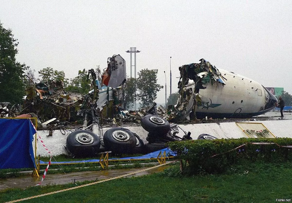 Единственная катастрофа Ту-114