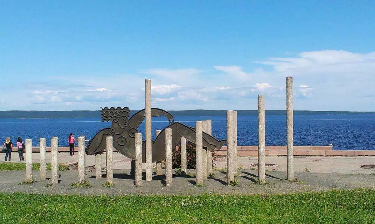 Набережная петрозаводска –– памятники онежской набережной +видео