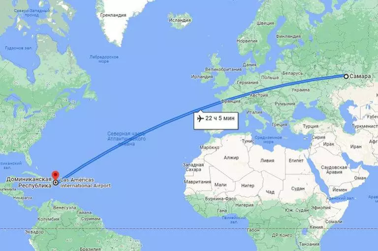 Сколько лететь до туниса из москвы, спб и других крупных городов россии