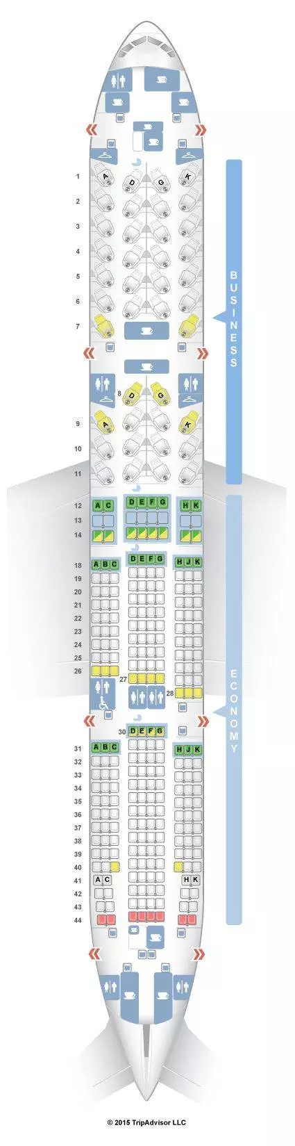 Боинг 777-300 "аэрофлот" схема салона и лучшие места