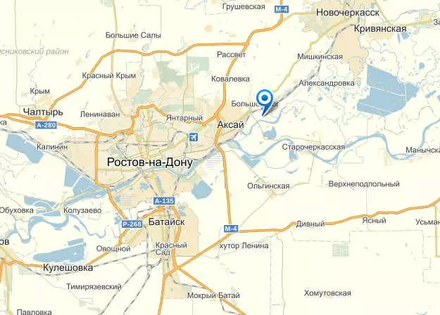 Где находится аэропорт платов (ростов-на-дону) (ростовская область - россия) - расположение на карте