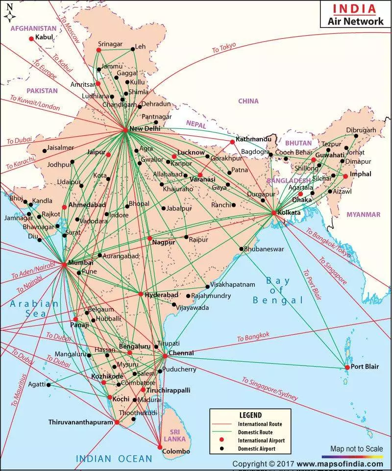 Аэропорты в индии