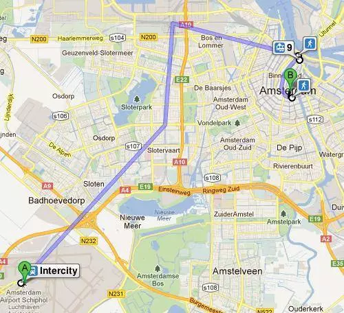 Как добраться до аэропорта схипхол из амстердама?