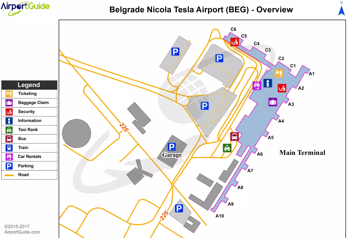 Аэропорт белграда - belgrade nikola tesla airport