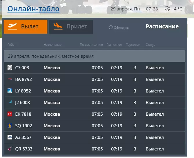 Московское или местное время указывается в авиабилетах?
