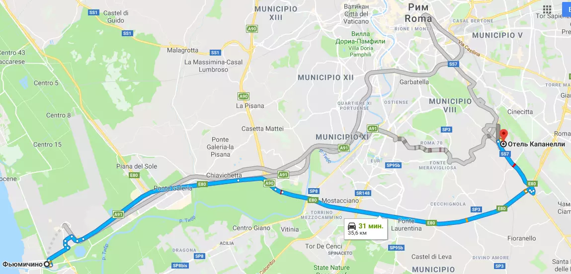 Как добраться из аэропорта фьюмичино до центра рима: фото инструкция | поездка в рим - все о риме и еще больше об италии