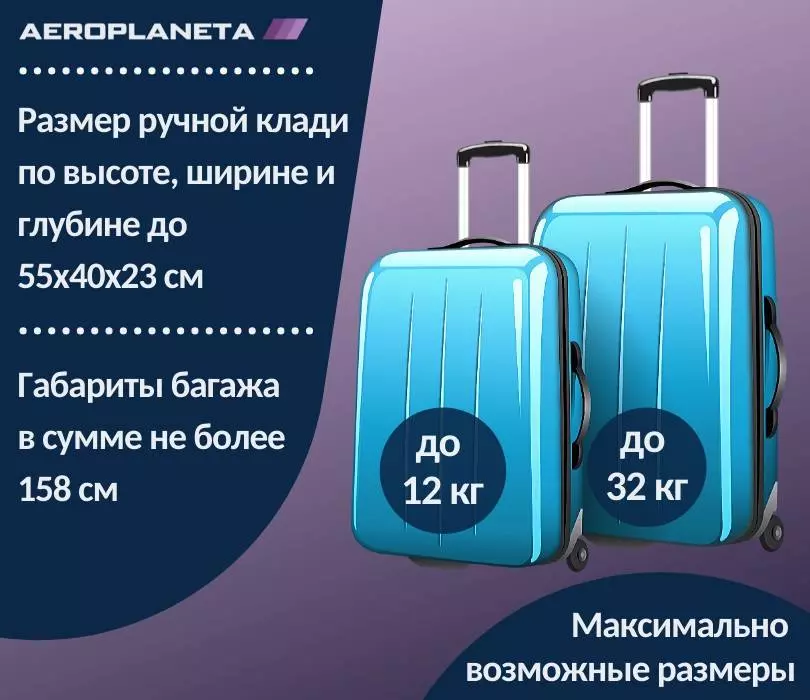 Правила провоза багажа в самолете