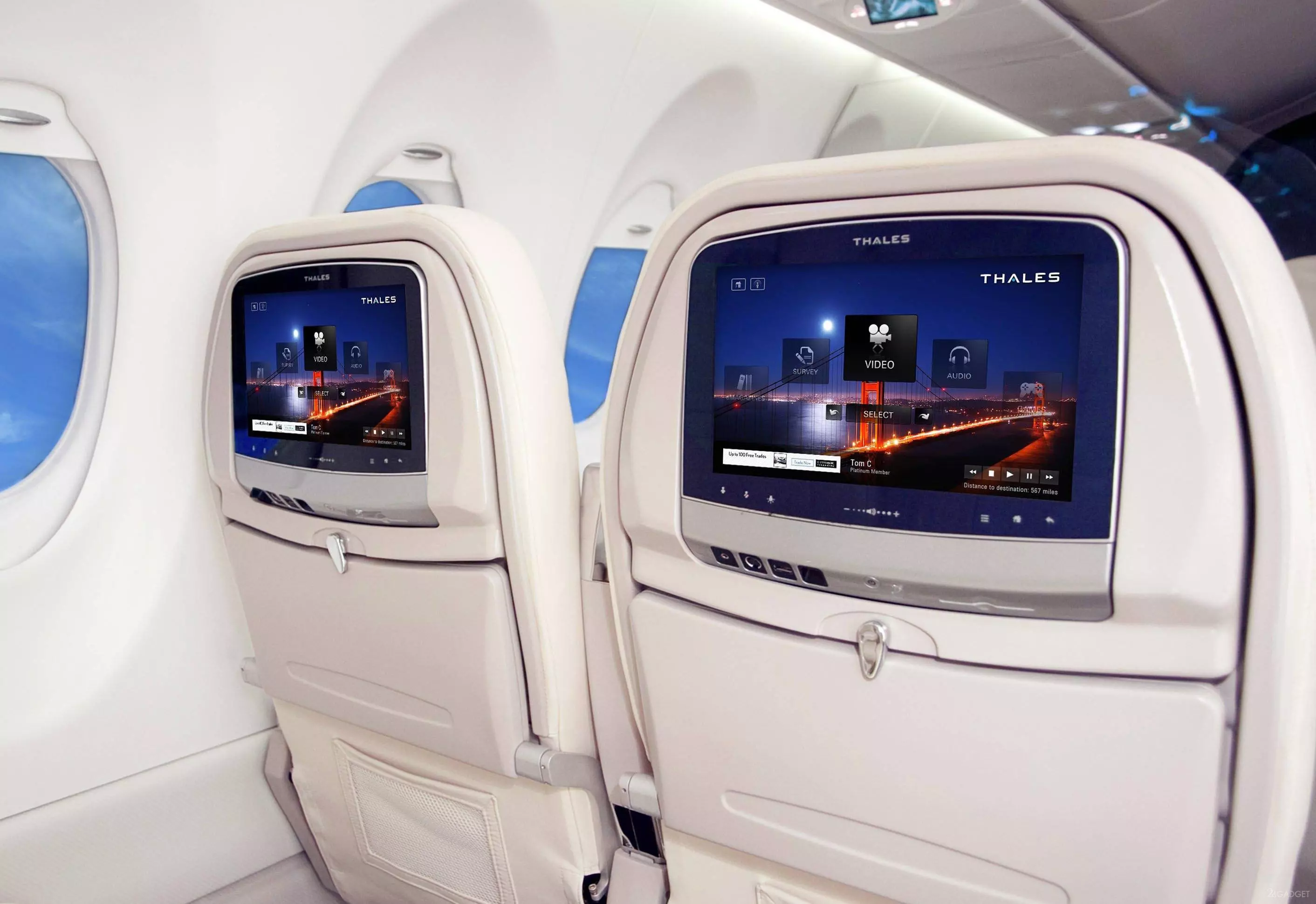 S7 airlines запустила систему развлечений на борту