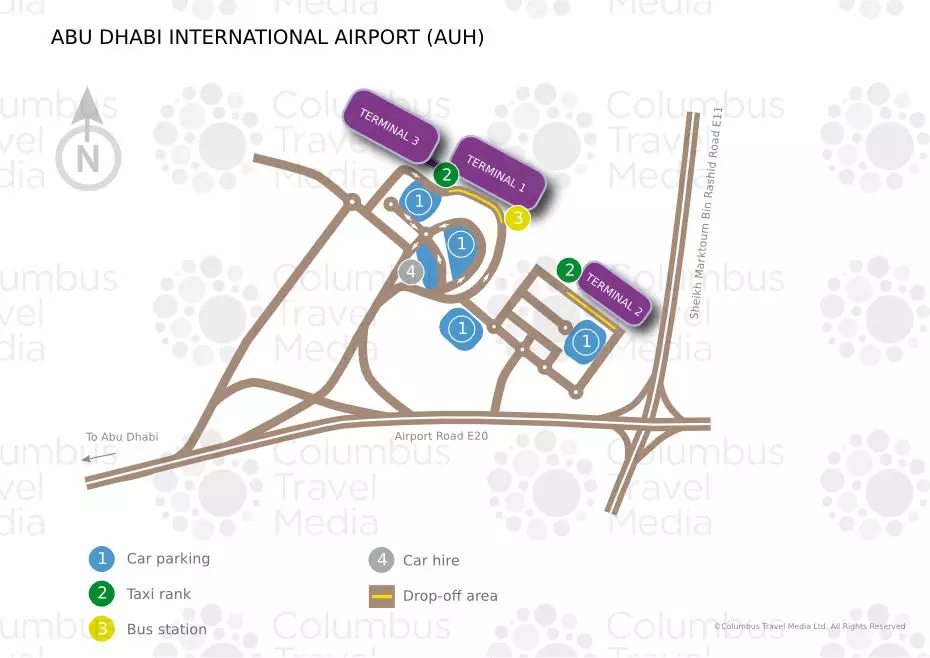 Аэропорт абу-даби, как добраться из аэропорта абу-даби до центра города