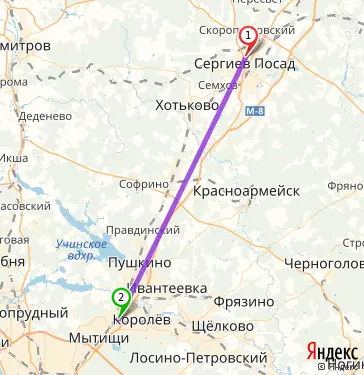 Как добраться от москвы до сергиева посада