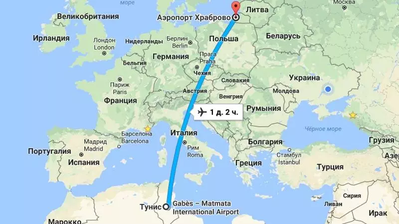 Сколько лететь из москвы в барселону прямым и транзитным рейсом?