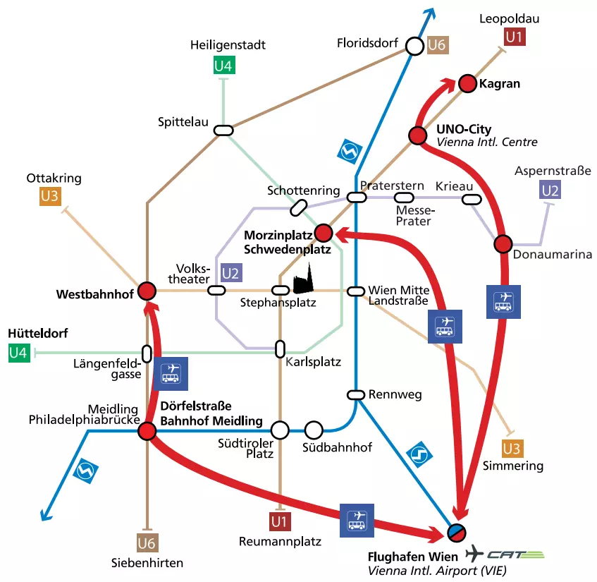 Транспорт в вене 2022: метро, автобусы, трамваи, такси. виды билетов, схемы движения, карта метро, аэропорт вены — туристер.ру