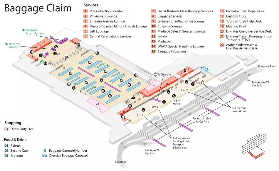 Большие аэропорты оаэ: расположение, инфраструктура, услуги