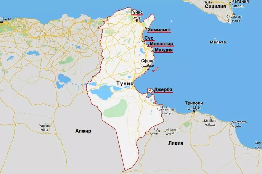Информация про аэропорт тунис-карфаген интернэшнл в городе тунис в тунисе