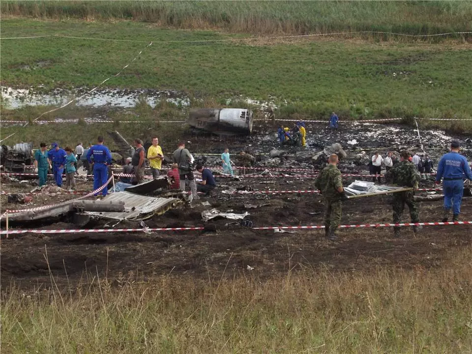 Катастрофа ту-154 под донецком