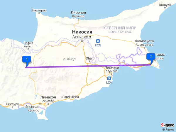 Как добраться из аэропорта ларнаки (кипр) до айя-напы и протараса дешево?