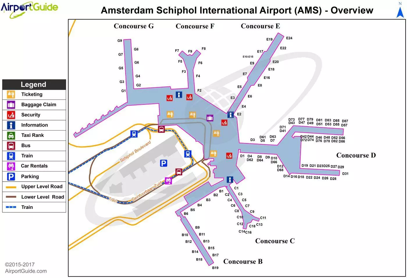 Аэропорт амстердама схипхол: как добраться до центра города