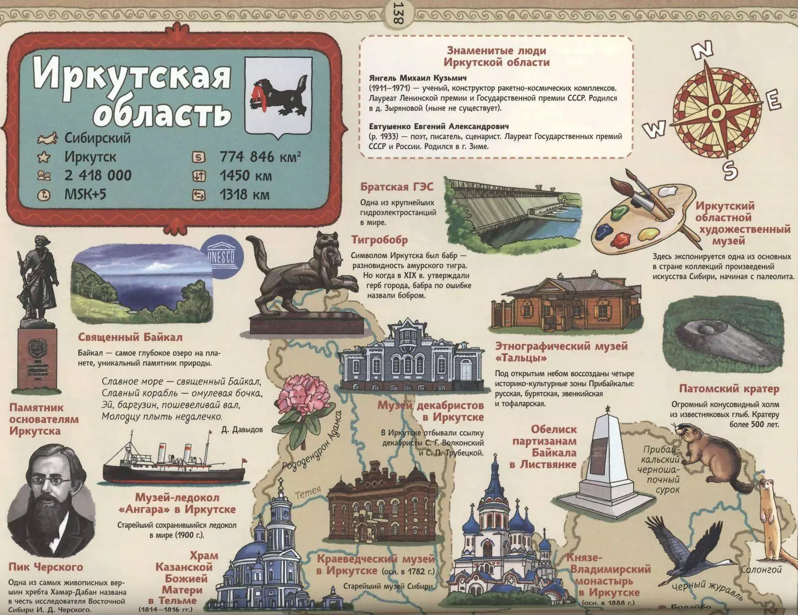 45 главных достопримечательностей иркутска