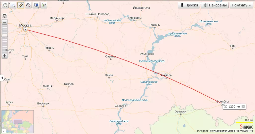 Где находится оренбург - на карте россии, город, в какой части страны