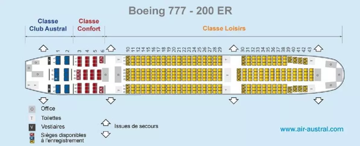 "боинг 777-200": схема салона :: syl.ru