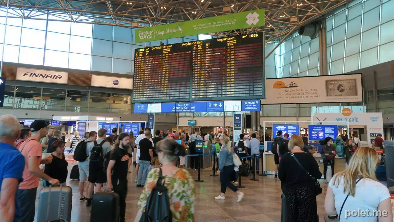Online табло аэропорта хельсинки вантаа, расписание самолетов вылеты и прилеты