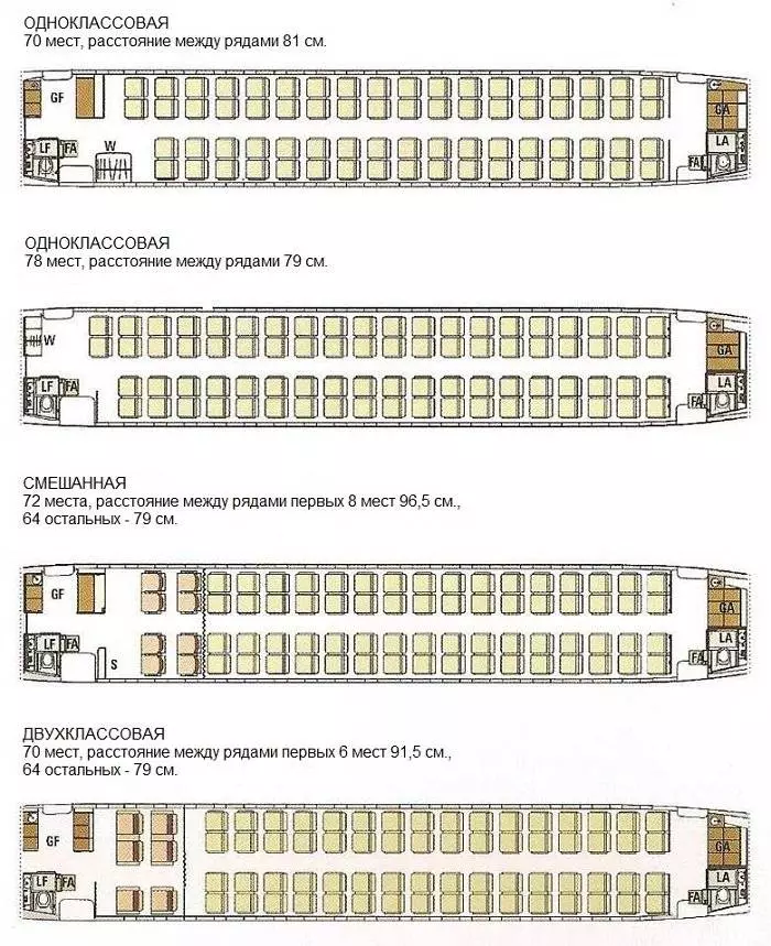 Все о салоне embraer 190: схема расположения лучших мест в самолете