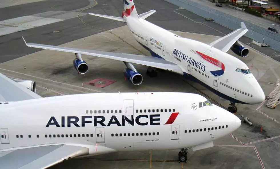 Национальная французская авиакомпания air france (эйр франс)