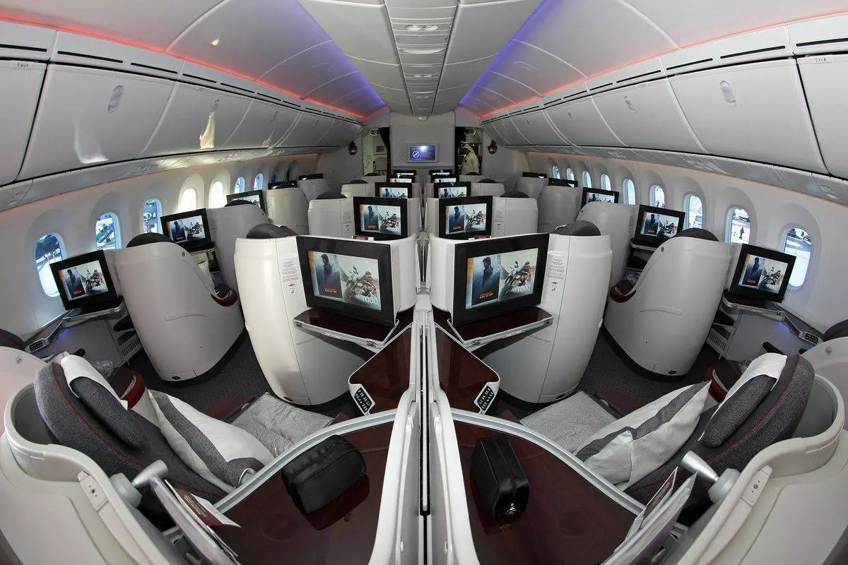 Boeing 787 dreamliner: фото, схема салона