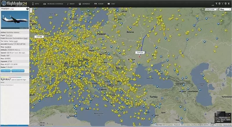 Flightradar24 (флайтрадар24) на русском - радар 24, самолеты онлайн