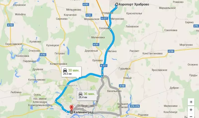 Как добраться из аэропорта калининграда в город — на автобусе, такси, каршеринге, авто