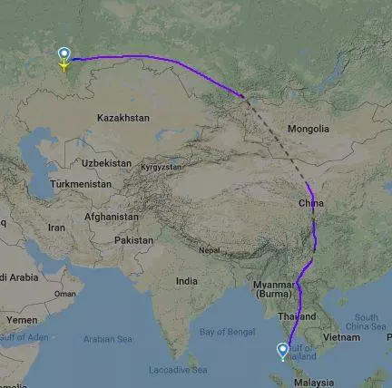 Сколько лететь до тайланда из москвы - перелет из москвы в таиланд