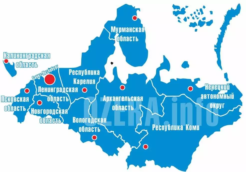 Федеральные округа россии