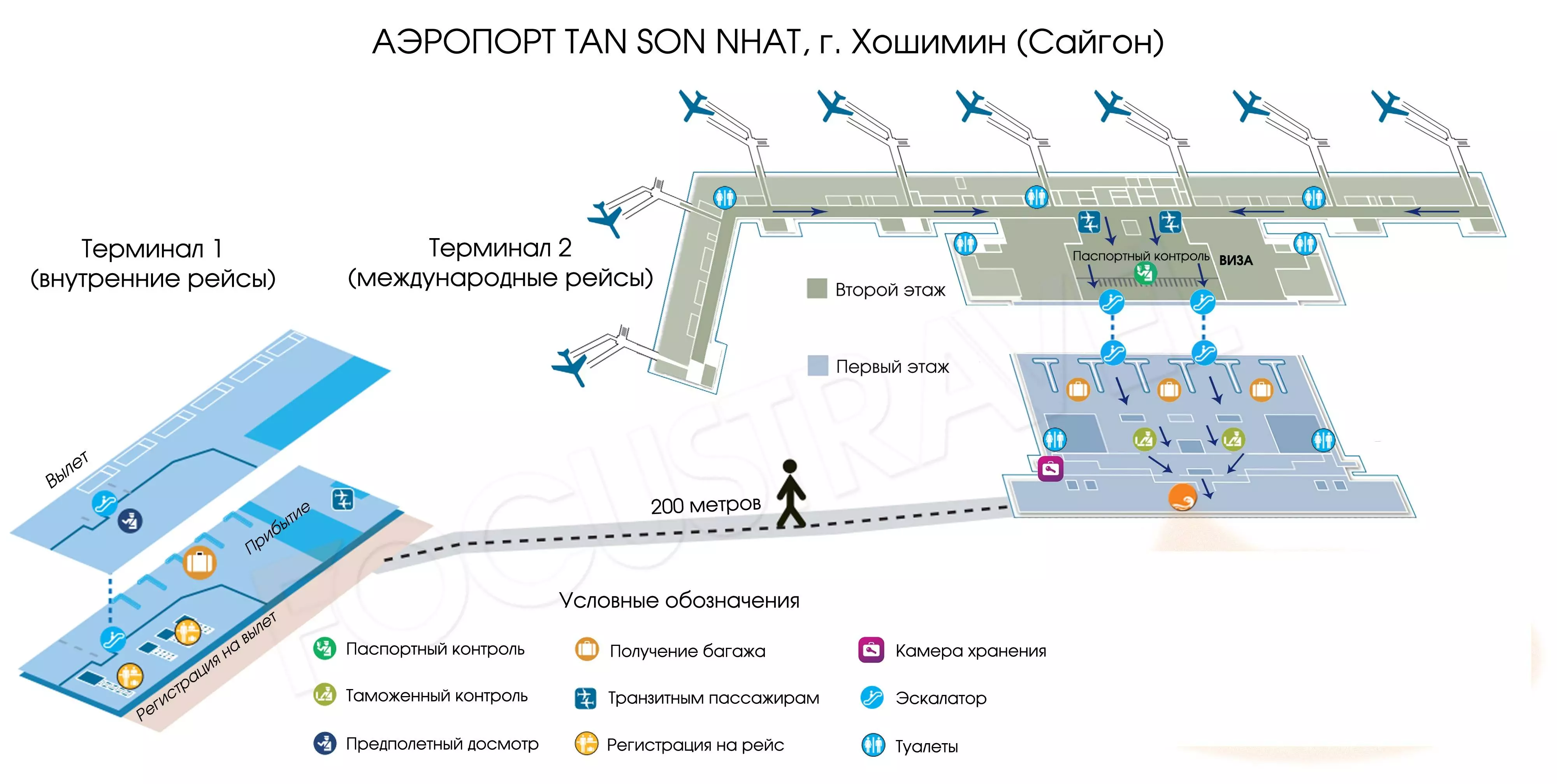 Международные аэропорты вьетнама, куда прилетают из россии